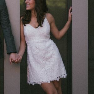 Abercrombie&Fitch - White Lace Dress, Small